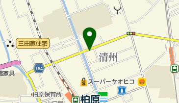 メガネの平和晃 オガタ通店の地図画像