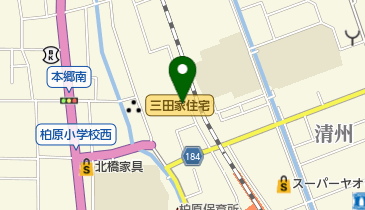 西田薬品店の地図画像