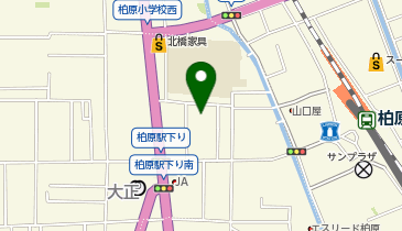 新柏原温泉の地図画像