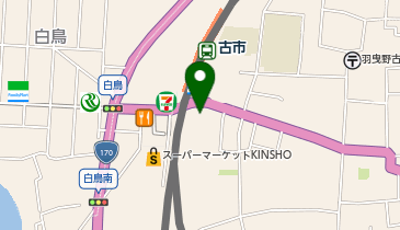 塩野切手・商品券買受店の地図画像