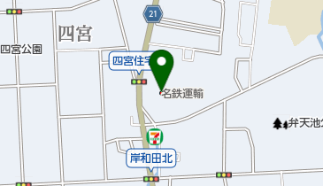 名鉄運輸株式会社門真支店の地図画像