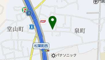 柏原牛乳店の地図画像