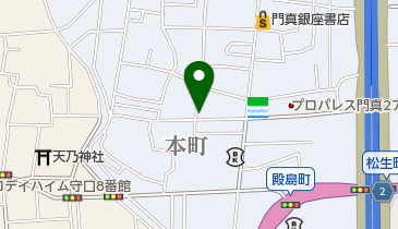 フジヤクリーニングの地図画像