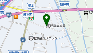 丸一呉服店の地図画像