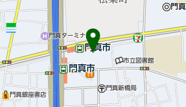 バラエティ101門真店の地図画像