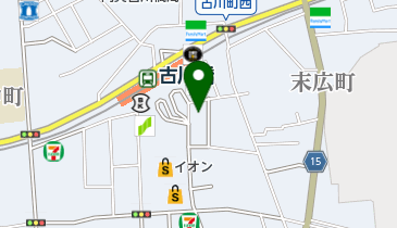 理髪館古川橋店の地図画像