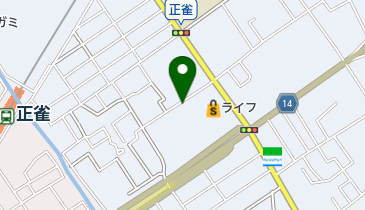 ヒノデクリーニングの地図画像