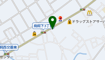 ランチハウス鳥飼店の地図画像