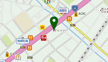 大阪ダイハツ販売株式会社高石店の地図画像