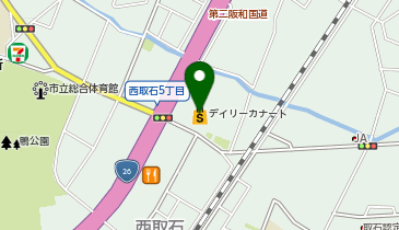 スーパーはやし富木店の地図画像