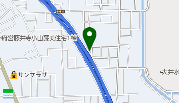 砂本ガラス店の地図画像