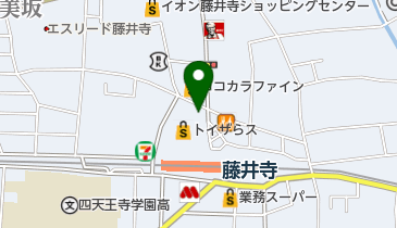 ECC外語学院藤井寺校の地図画像