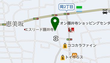 かんらん美容室の地図画像