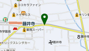 花まる亭・藤井寺店の地図画像