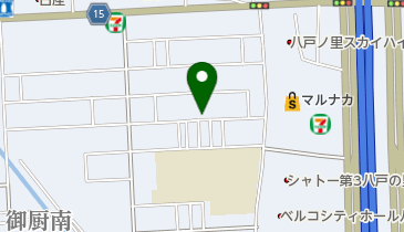 有限会社チューオーの地図画像