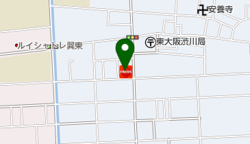 松田石油株式会社布施南給油所の地図画像
