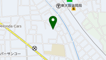 東大阪市立 長瀬東公民分館の地図画像