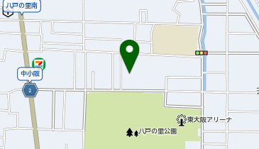 東大阪市立 勤労市民センター・ユトリート東大阪の地図画像