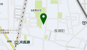 東大阪市立 長瀬人権文化センターの地図画像