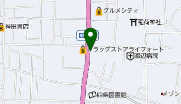 あづまや呉服店の地図画像