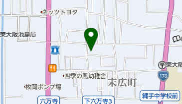 有限会社モリヤランドリーの地図画像