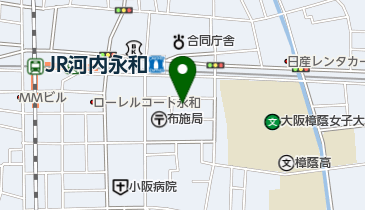 東大阪税理士会館の地図画像