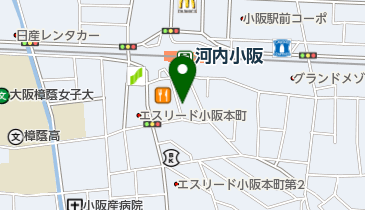 エル化粧品店の地図画像