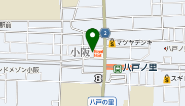 クロロフイル八戸ノ里美顔教室の地図画像