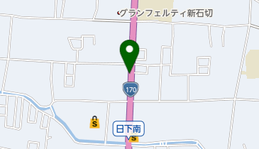 頭師自転車修理販売店の地図画像