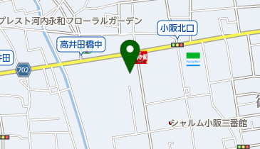 日産大阪販売株式会社 布施店の地図画像