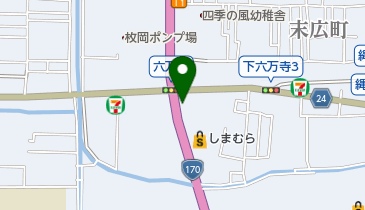 ネッツタウン 六万寺の地図画像