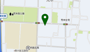 東大阪市立 荒本青少年センターの地図画像