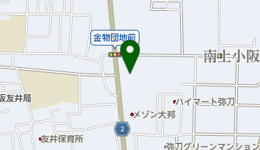 ベースボールランド友井の地図画像