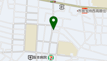 サラダ館東大阪西店の地図画像