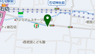 石切動物病院の地図画像