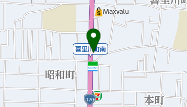 美容室モアプレーンの地図画像