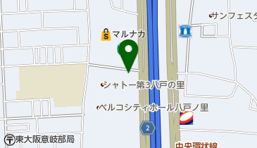 東大阪市 環境衛生検査センターの地図画像