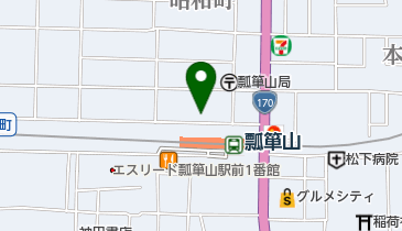 キクヤ薬局の地図画像