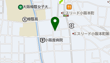 クローバー薬局小阪店の地図画像