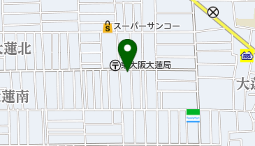 白十字薬局の地図画像