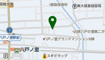 理容岸の地図画像