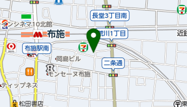 健康レストラン味菜の地図画像