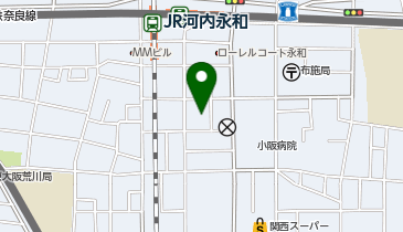 大阪府東大阪子ども家庭センターの地図画像