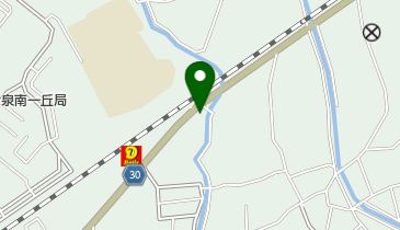 むか新泉南店の地図画像