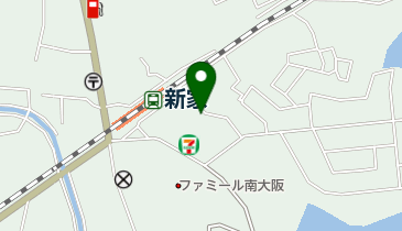 ミュージックランド新家の地図画像