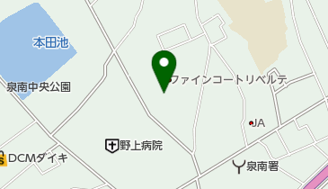 カトリック泉南教会の地図画像