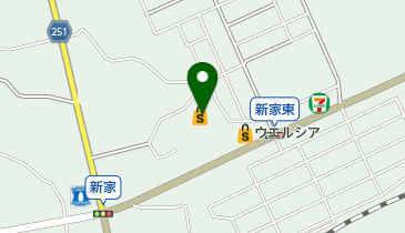 フランス屋 デイリーカナート新家店の地図画像