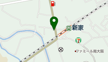 若葉寿司新家店の地図画像