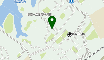カジモト美容室泉南一丘店の地図画像