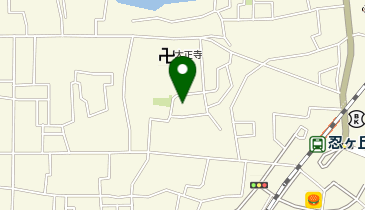 岡山自治会忍ケ丘会館の地図画像